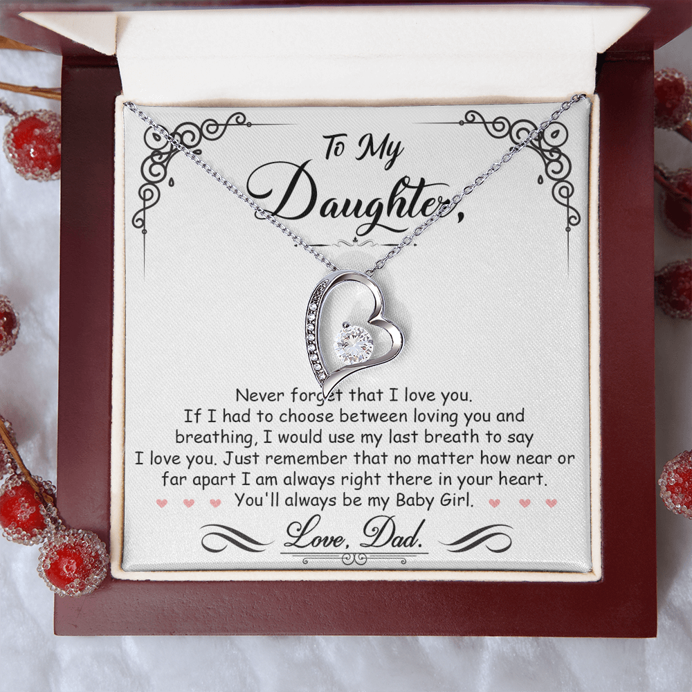 My Baby Girl - Forever Love Necklace