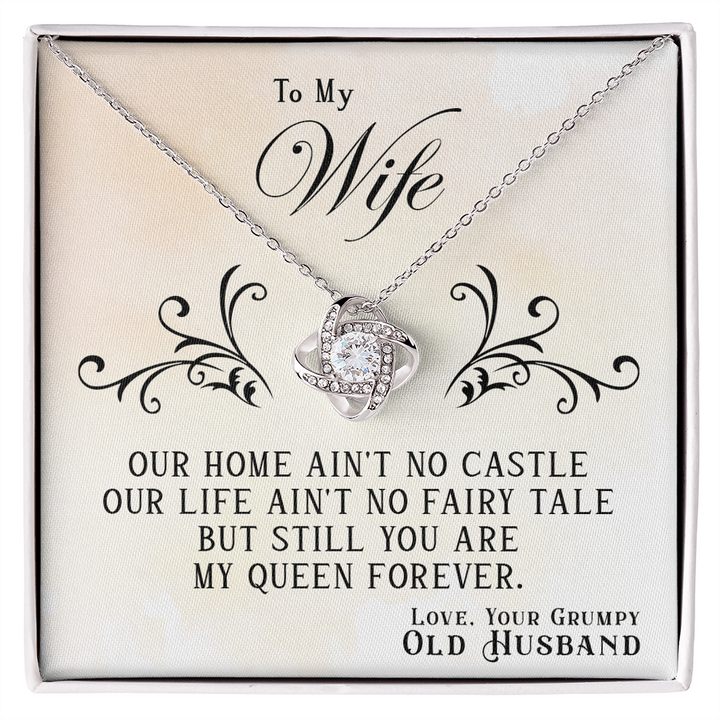 My Queen Forever - Love Knot Necklace