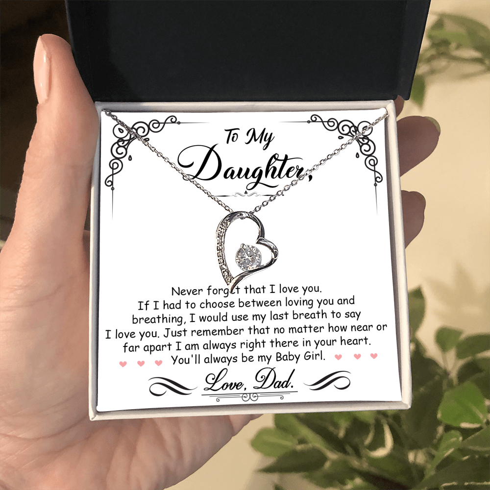 My Baby Girl - Forever Love Necklace